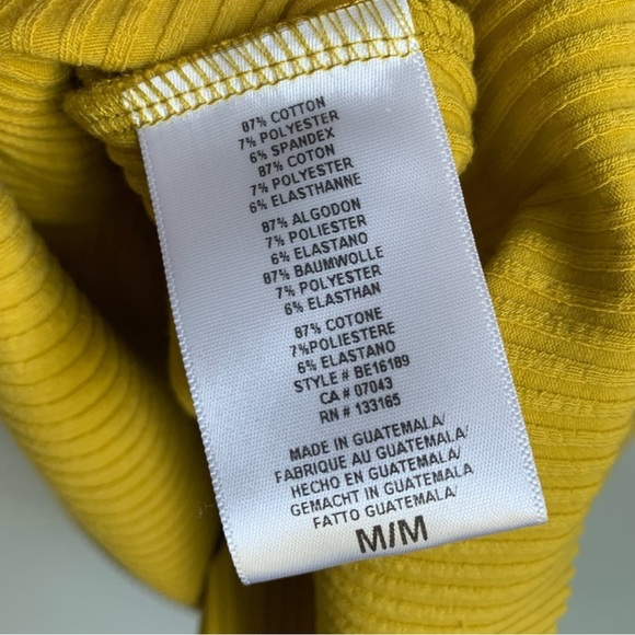 NWT Eri + Ali from Anthropologie Chartreuse Tenley Tank - Picture 3 of 7